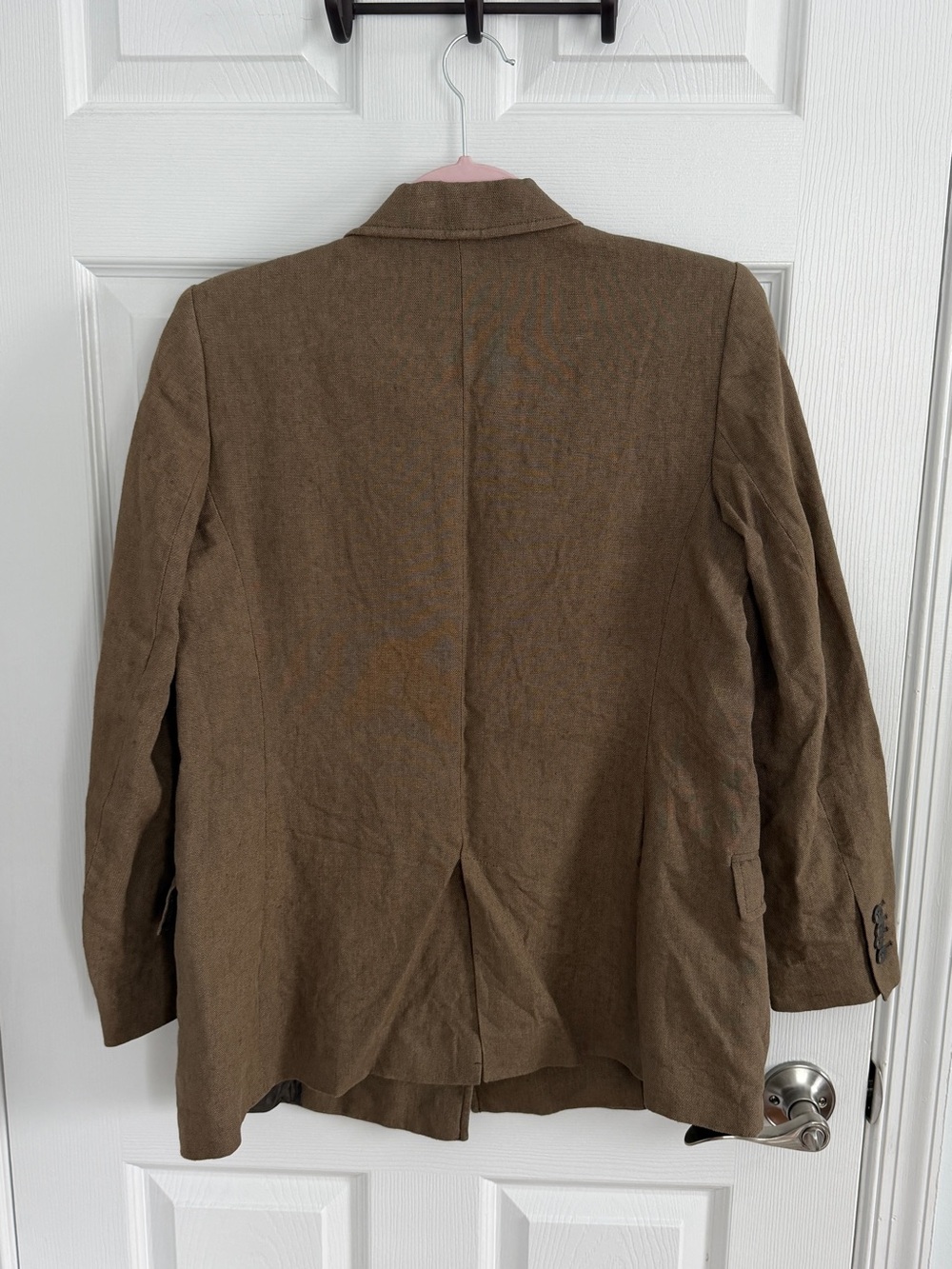 Massimo Dutti Brown Linen Blazer - Picture 2 of 6